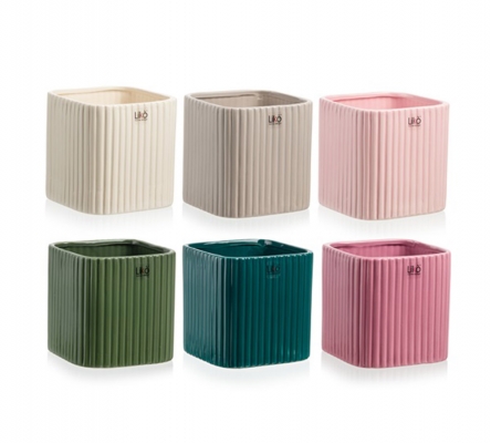 Cubo Nairobi 7,5x7,5x7,5 Decorazione Composizione Floreale