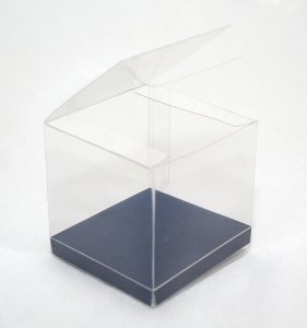 10 Scatole Trasparenti 8x8x8 Cm