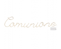 Scritta Comunione Led 70,5x14 Decorazioni Addobbi Casa Cerimonia