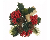 Girocandela Pigne Bacche D 14 Decorazioni Centrotavola Natale