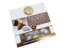 Nuovo Buratti Confetti alla Mandorla Ricoperta di Cioccolato Tenerezze Vassoio Bianco - 500 Grammi