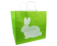 Shopper Largo Bunny 35x32+25 Pz 12 Decorazioni Pasqua Primavera