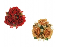 Girocandela Rosa Bacche Pigne D 14 Decorazioni Addobbi Natale