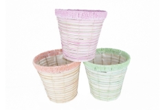 Cachepot Righe Pastello 21x21